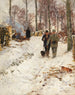 Pauze jacht - Hugo Mühlig — weergave van het kunstwerk