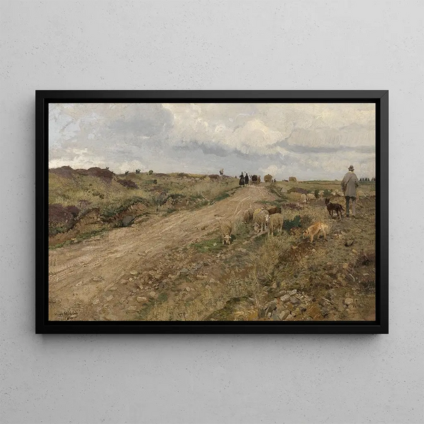 Hugo Mhlig - Schfer auf dem Heimweg.webp