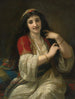 Een Turkse schoonheid - Hugues Merle — weergave van het kunstwerk
