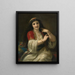 Een Turkse schoonheid - Hugues Merle — ingelijst kunstwerk aan de muur