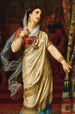 Esther devant Assuérus - Hugues Merle — weergave van het kunstwerk