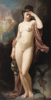 Hébé après la chute - Hugues Merle — weergave van het kunstwerk