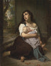 L'abandonnée - Hugues Merle — weergave van het kunstwerk