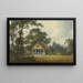 van Maison d'été avec fenêtres à treillis pleine longueur - Humphry Repton — ingelijst kunstwerk aan de muur