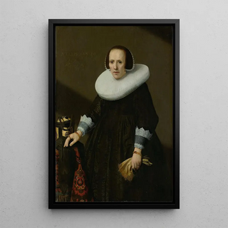 Huygh Pietersz Voskuyl - Portrait of Geertruyd Reael Wife of Philips Denijs.webp