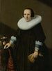 Portrait de Geertruyd Reael, épouse de Philips Denijs - Huygh Pietersz Voskuyl — weergave van het kunstwerk