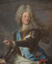 Portret van graaf de Toulouse - Hyacinthe Rigaud — weergave van het kunstwerk