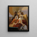 Les Croisés d'après Émile Signol - Ida Silfverberg — framed artwork on a wall