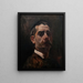 Portret - Ignacio Pinazo Camarlench — ingelijst kunstwerk aan de muur