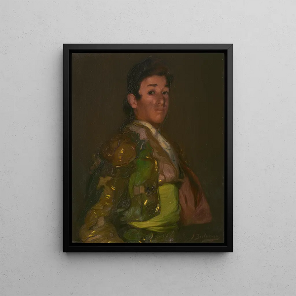 Torerillo - Ignacio Zuloaga — framed artwork on a wall