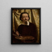 Zelfportret - Ignacy Jasiński — ingelijst kunstwerk aan de muur