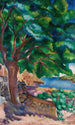 Landschap van Gurzuf - Ignaty Nivinsky — weergave van het kunstwerk