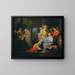 La petite pièce de la veuve - Ignaz Dullinger — ingelijst kunstwerk aan de muur