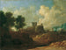 Landschap met rivier - Ignaz Flurer — weergave van het kunstwerk
