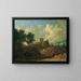 Landschap met rivier - Ignaz Flurer — ingelijst kunstwerk aan de muur