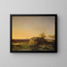 Landschap van de avond - Ignaz Raffalt — ingelijst kunstwerk aan de muur