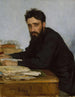 Vsevolod Mikhaïlovitch Garchine 1855-1888 - Ilya Repin — weergave van het kunstwerk