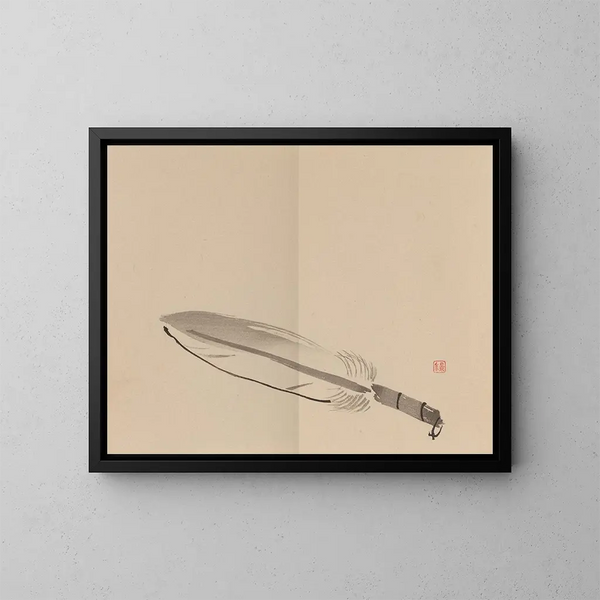 Keinen shugajō Pl03 - Imao Keinen — framed artwork on a wall