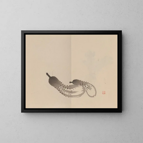 Keinen shugajō Pl12 - Imao Keinen — framed artwork on a wall