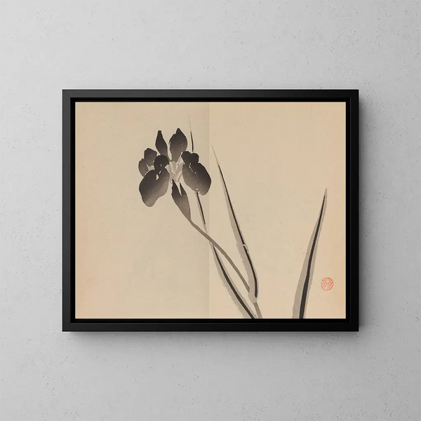 No artwork titled "Keinen shugajo Pl21" is recognized in art history. - Imao Keinen — framed artwork on a wall