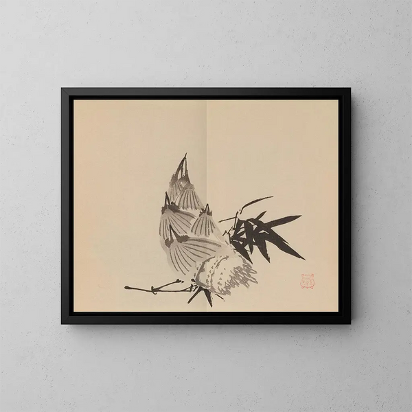 Keinen shugajō Pl37 - Imao Keinen — ingelijst kunstwerk aan de muur