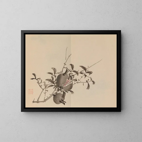 Keinen shugajō Pl39 - Imao Keinen — ingelijst kunstwerk aan de muur