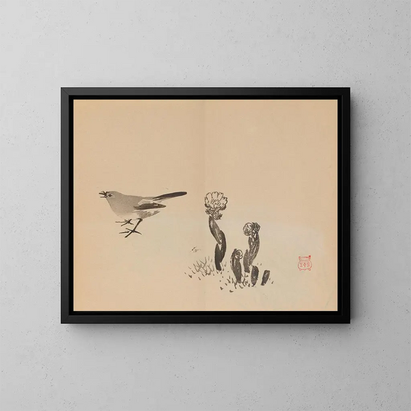Keinen shugajō Pl46 - Imao Keinen — ingelijst kunstwerk aan de muur