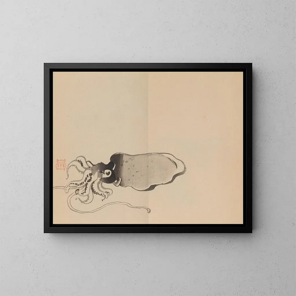 Keinen shugajō Pl47 - Imao Keinen — ingelijst kunstwerk aan de muur