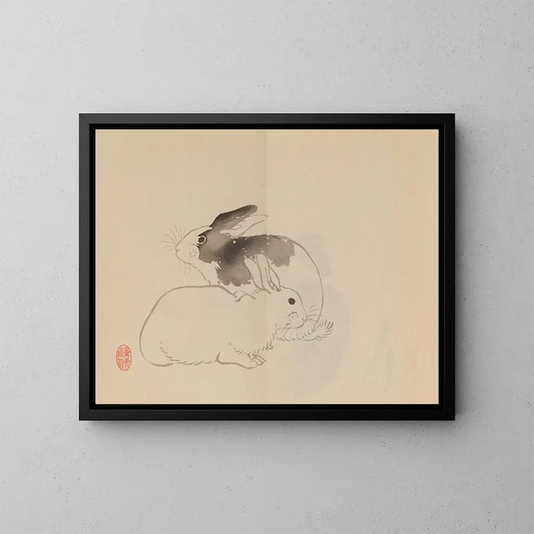 Keinen shugajō Pl62 - Imao Keinen — ingelijst kunstwerk aan de muur