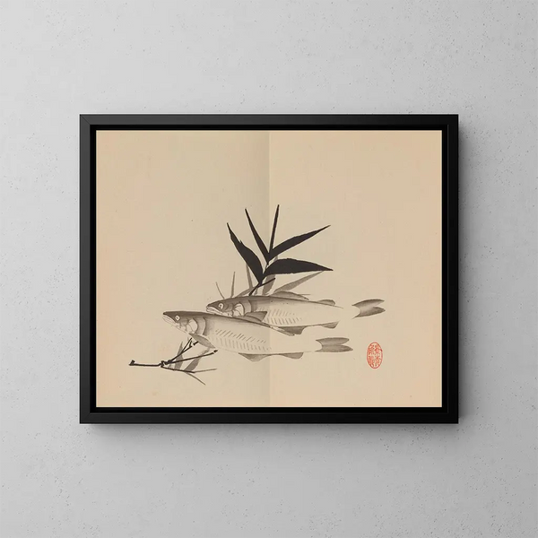 Keinen shugajō Pl. 63 - Imao Keinen — ingelijst kunstwerk aan de muur