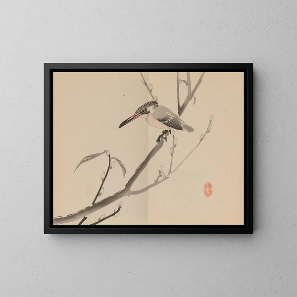 Keinen shugajō Pl. 64 - Imao Keinen — ingelijst kunstwerk aan de muur