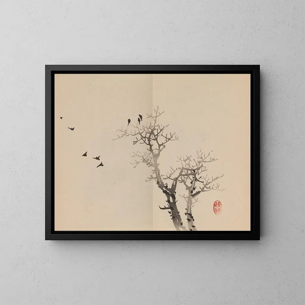 Keinen shugajō Pl67 - Imao Keinen — ingelijst kunstwerk aan de muur