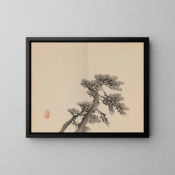 Keinen shugajō Pl68 - Imao Keinen — ingelijst kunstwerk aan de muur