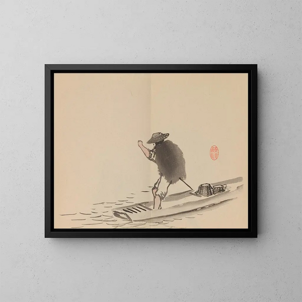 Keinen shugajō Pl69 - Imao Keinen — ingelijst kunstwerk aan de muur