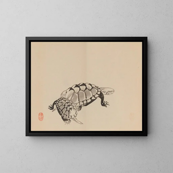 Keinen shugajō Pl71 - Imao Keinen — ingelijst kunstwerk aan de muur