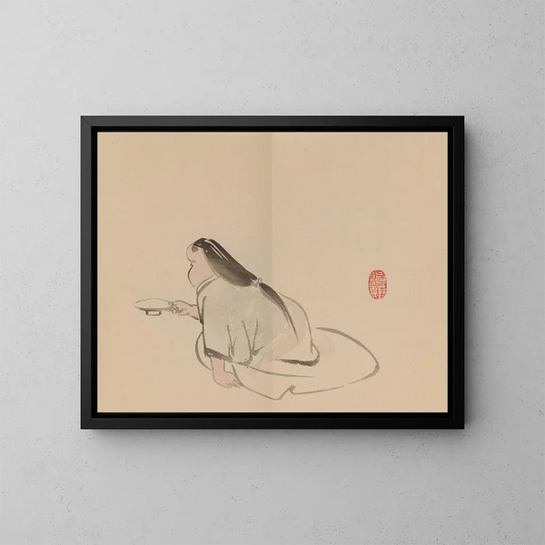 Keinen shugajō Pl73 - Imao Keinen — ingelijst kunstwerk aan de muur
