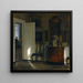 Binnen - Carl Holse — ingelijst kunstwerk aan de muur