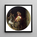 Binnenlands schilderij met soldaten - Willem Cornelisz Duyster — wandpresentatie van het kunstwerk