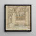 Binnenkant van Notre-Dame in Parijs - Wilhelm Cornelis Bauer — wandpresentatie van het kunstwerk