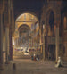 Interior painting of the Palatine Chapel in Palermo, Italy - Martinus Rrbye — artwork view