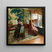 Binnenmuziek - Asta Nrregaard — ingelijst kunstwerk aan de muur