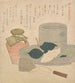 Intermediaire in wit tin Shiro Suzu nakatsugi uit de serie Vijf kleuren theeserviezen Chaki goshiki - Kubo Shunman — weergave van het kunstwerk