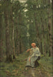 Vrouw in het bos - Ion Andreescu — weergave van het kunstwerk