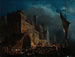 Een Venetiaanse Gala Nacht - Ippolito Caffi — weergave van het kunstwerk