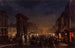 Boulevard en Porte Saint-Denis Olieverf op karton - Ippolito Caffi — weergave van het kunstwerk