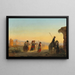 Rome de Via Appia bij zonsopgang - Ippolito Caffi — ingelijst kunstwerk aan de muur