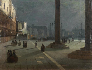 Ippolito Caffi - Venezia Molo di San Marco.webp