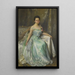 Portrait of Juliet Inness - Irving Ramsay Wiles — framed artwork on a wall