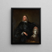 Edward Pierce - Isaac Fuller — ingelijst kunstwerk aan de muur
