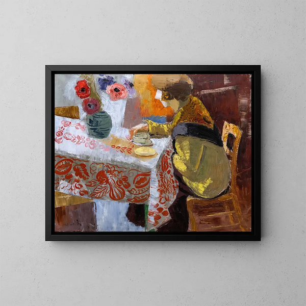 Klein ontbijt - Isaac Grünewald — ingelijst kunstwerk aan de muur